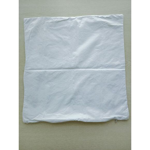 PILLOW COVERS-MARGARET MUIR-Light Ice Blue With Silver Blue Embroidery-Set of 2 - Picture 5 of 11